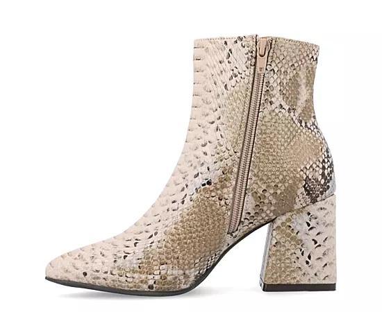 Journee Sorren Women's Tru Comfort Foam™ Booties, Size: 7, Snake Product Image