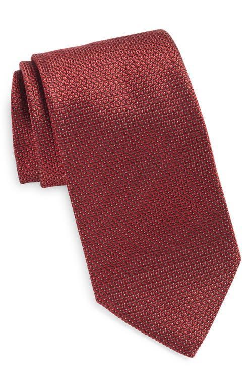 Mens Geometric Jacquard Silk Tie Product Image