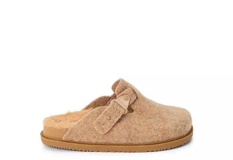 Beach by Matisse Pallenberg Women's Faux Fur Lined Mules, Size: 9, Gray Product Image