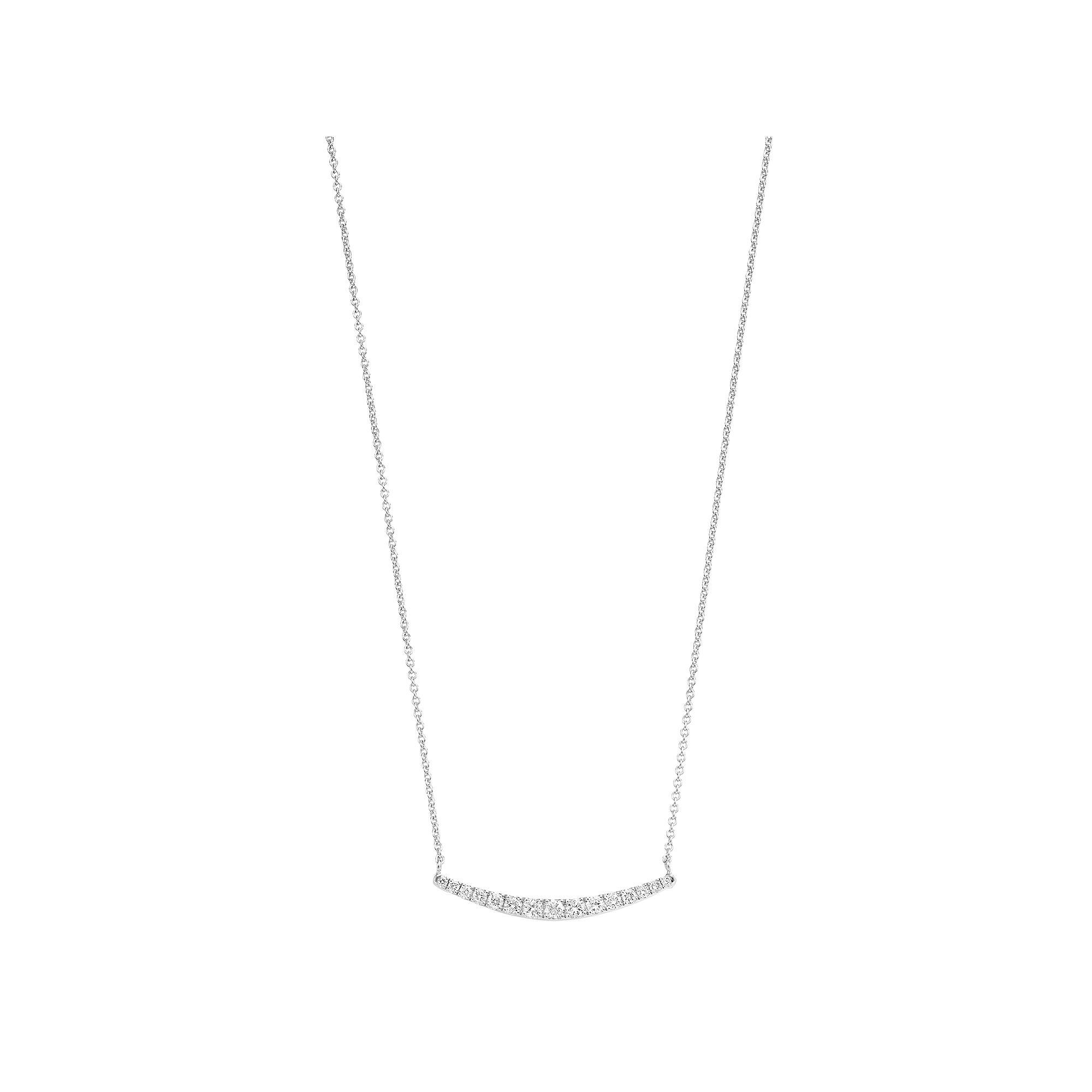 Ava Blue 14k White Gold 1/3 Carat T.W. Diamond Necklace, Women's, Size: 18", 14k Whgold Product Image