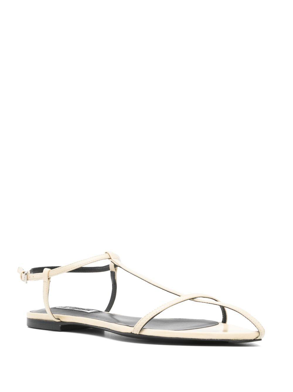 flat leather sandals Product Image