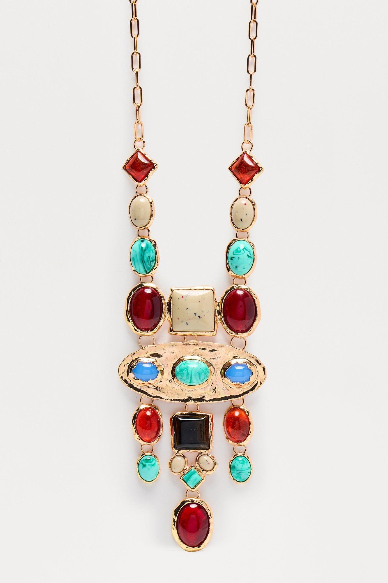 Lovesick Gems And Jewels Necklace - Multi Color Product Image