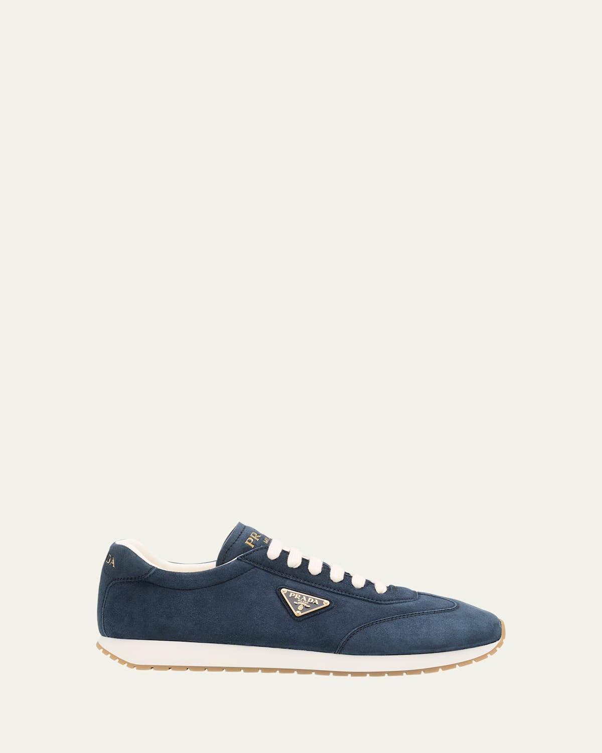 Mens Rank Suede T-Toe Retro Runner Sneakers Product Image