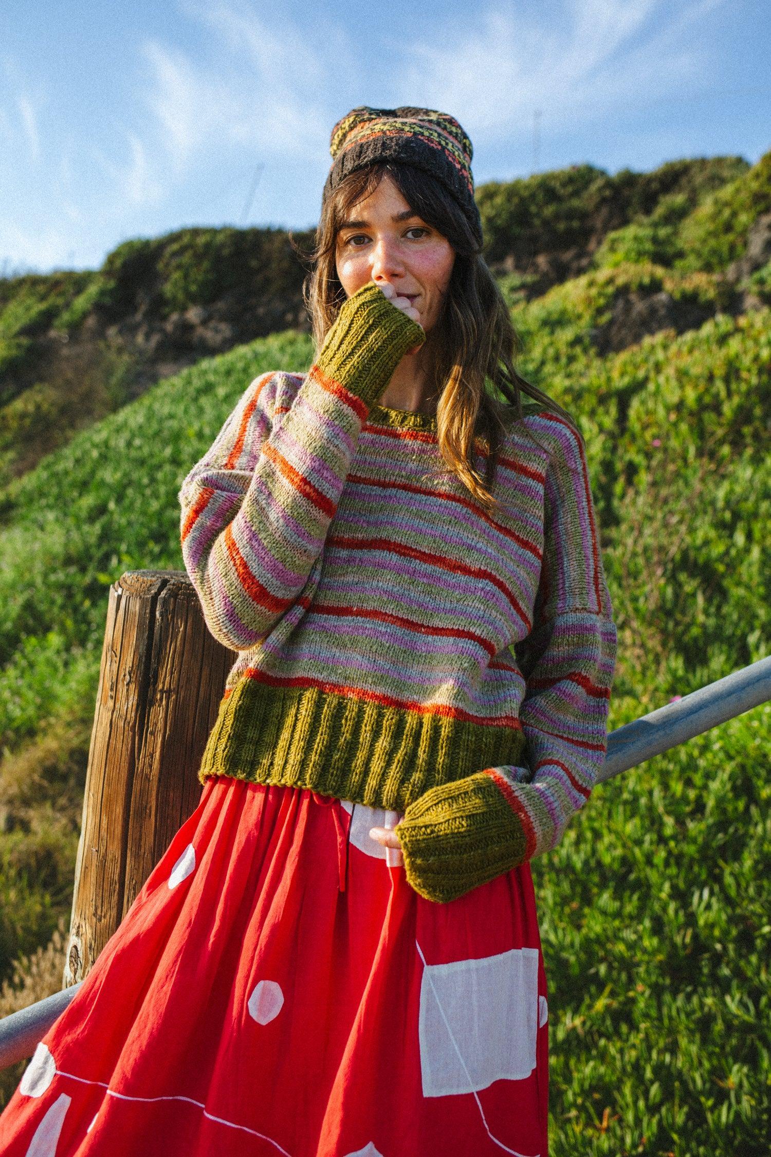 The Red-Striped Pull-Over Product Image