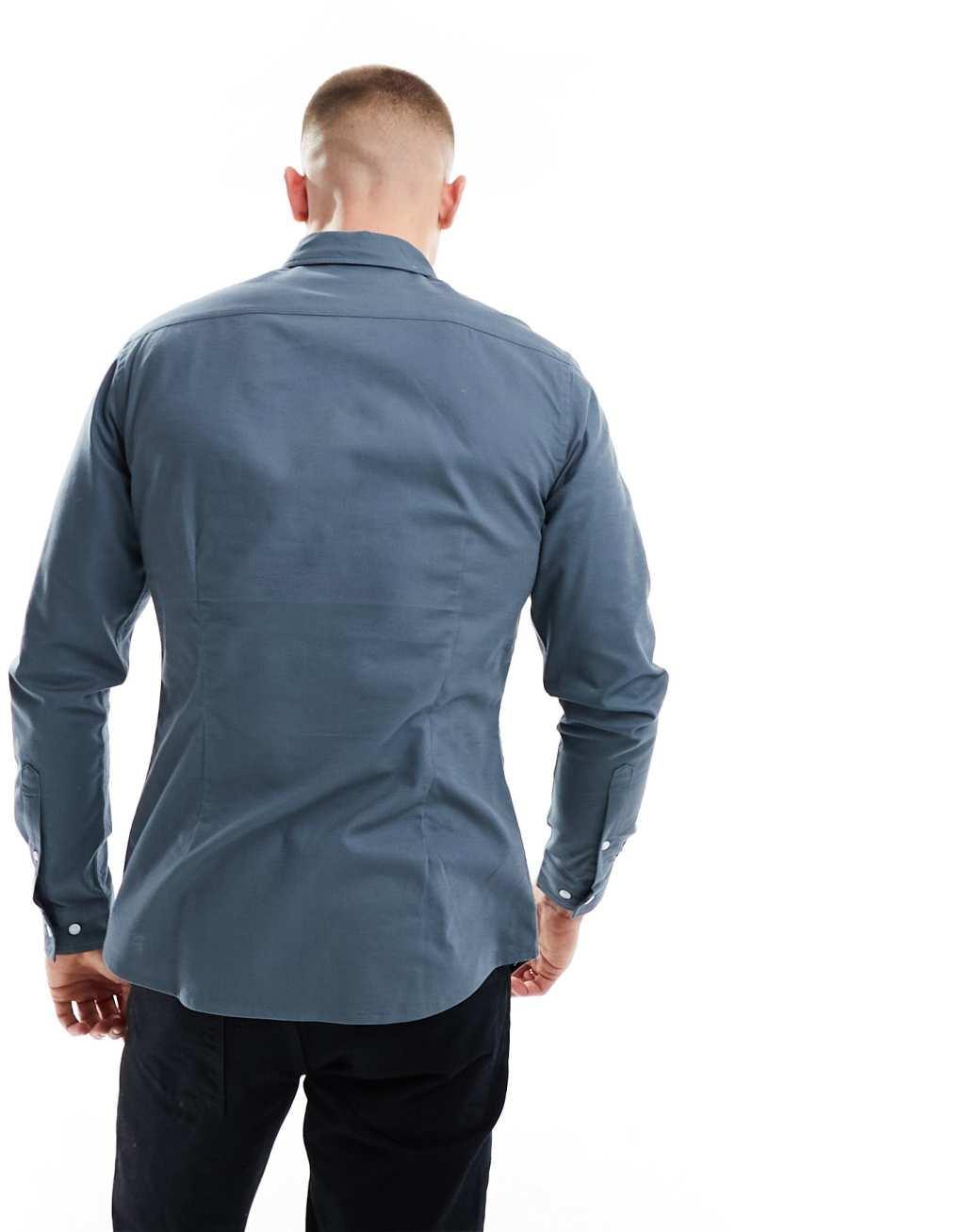 ASOS DESIGN slim fit oxford shirt Product Image