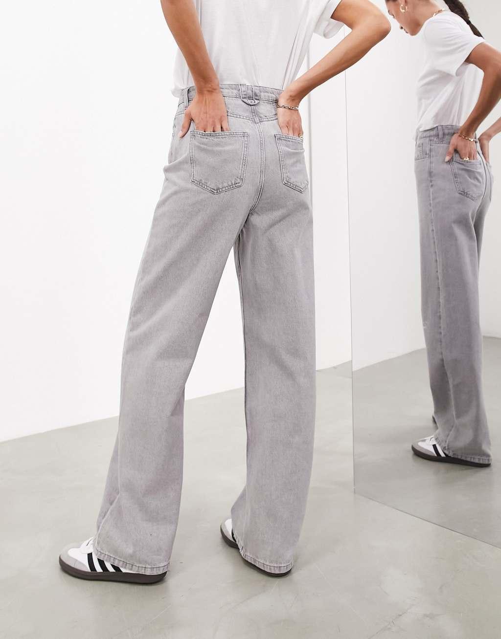ASOS EDITION straight leg denim jeans Product Image