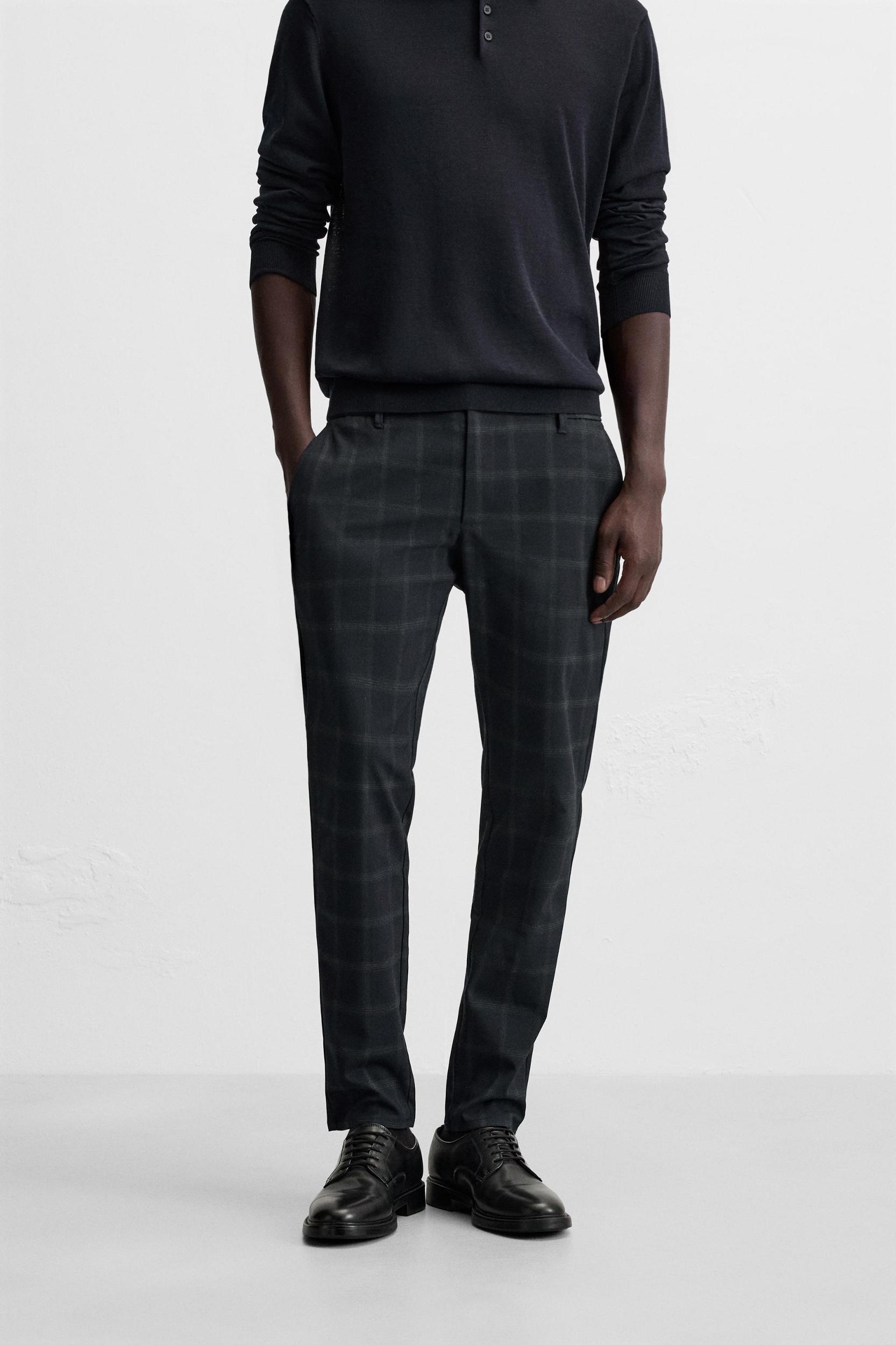 SLIM FIT STRETCH PANTS Product Image