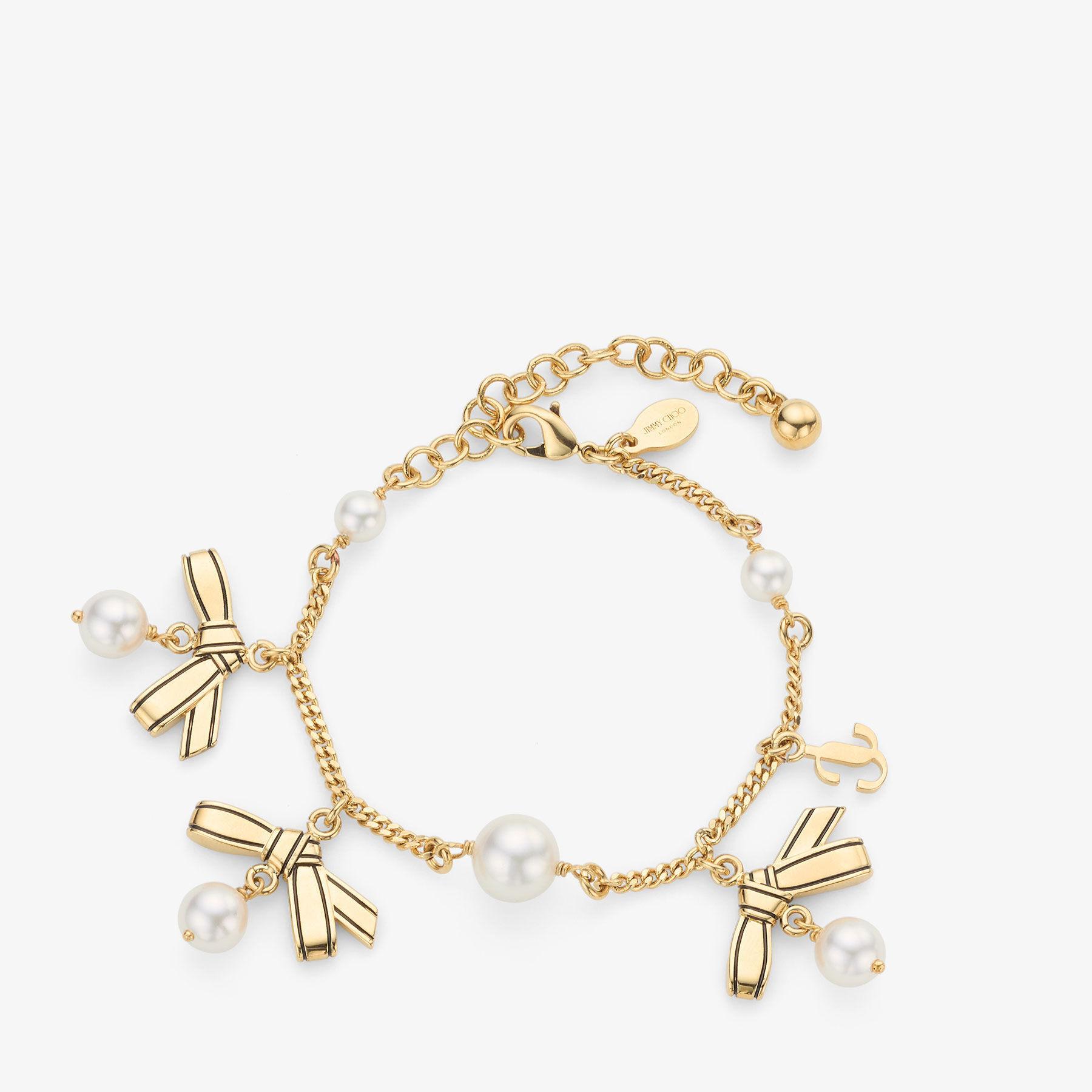 Multi Charm Ribbon  Bracelet Product Image