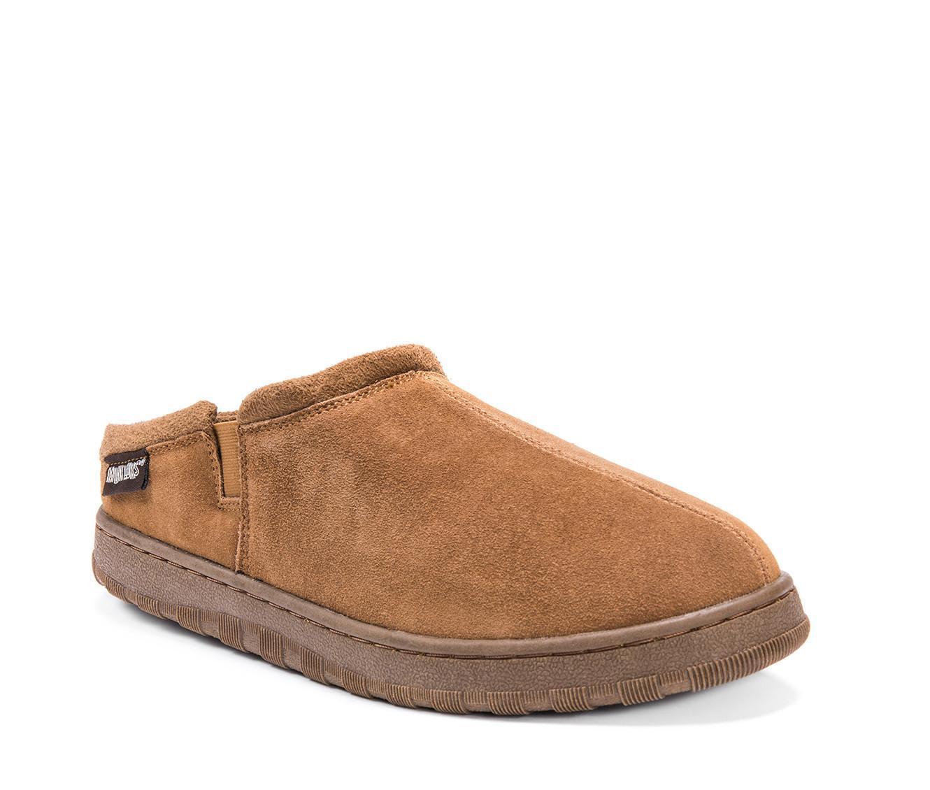 MUK LUKS Men's Matt Printed Berber Suede Clog Slippers Product Image