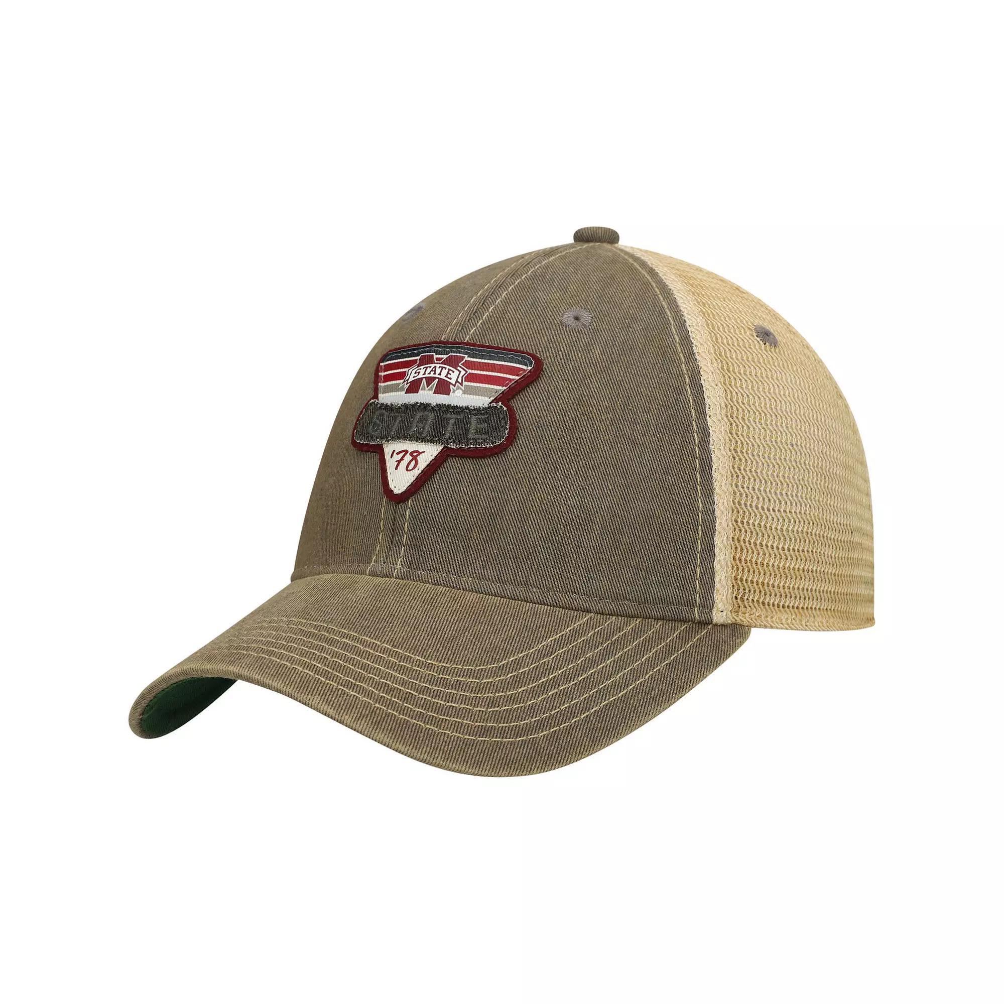 Mens Gray Mississippi State Bulldogs Legacy Point Old Favorite Trucker Snapback Hat Product Image