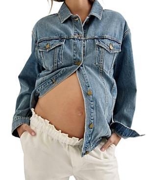 Hatch Collection Classic Maternity Jean Jacket Product Image