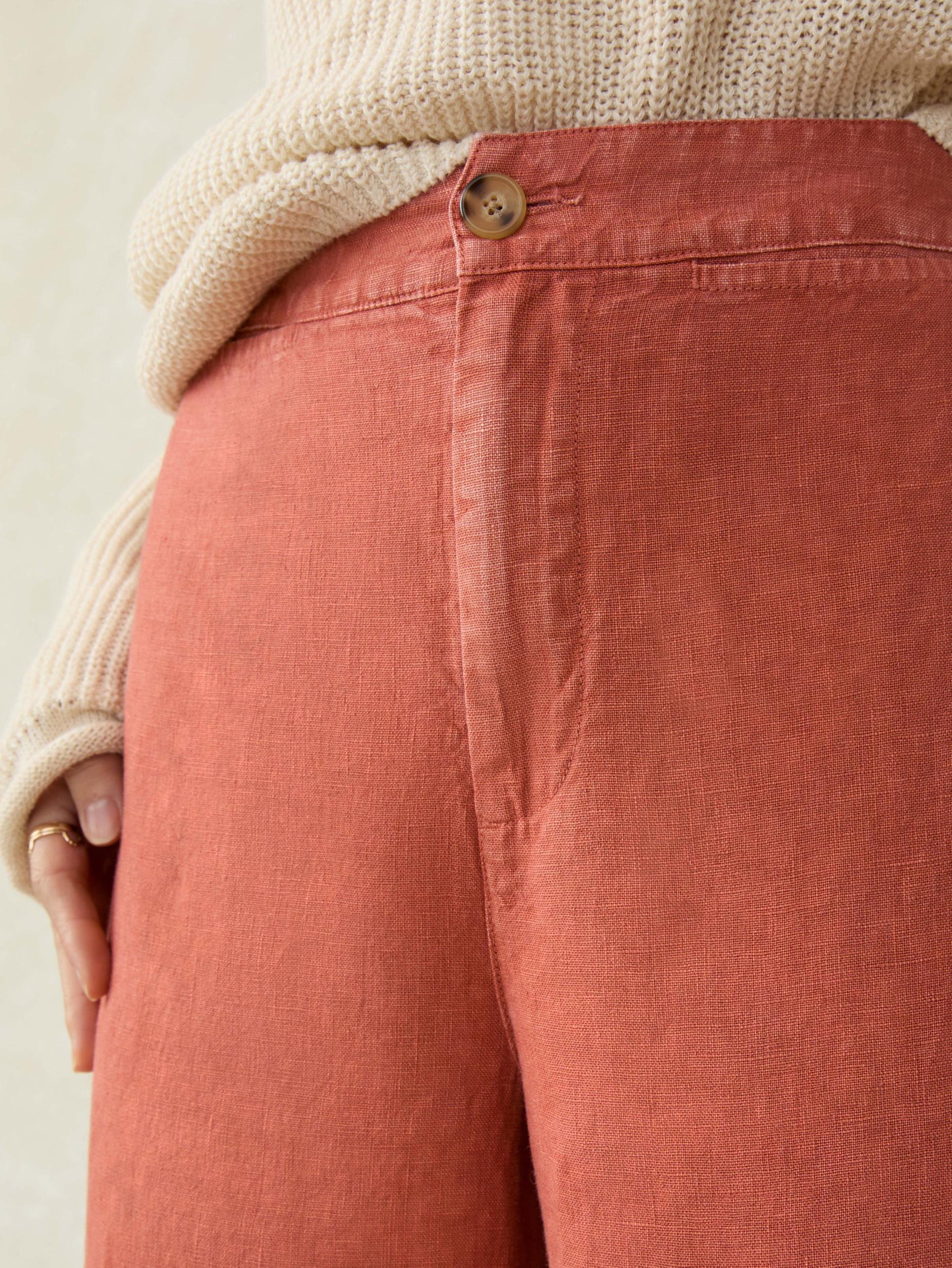 Sun Strider Linen Pant - Red Rock Female Product Image