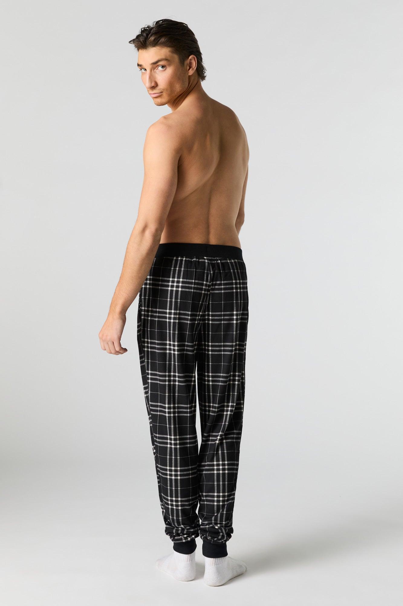 Plaid Pajama Jogger Male Product Image