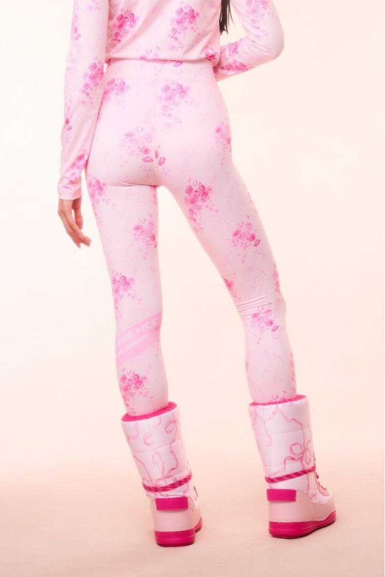 BOGNER FIRE+ICE x LoveShackFancy Love Leggings - HIBISCUS Product Image