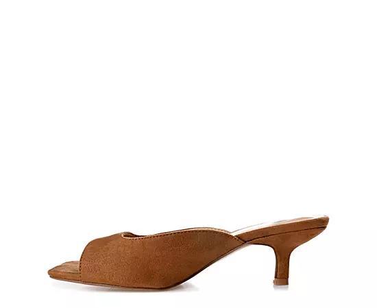 Journee Larna Womens Kitten Sandals Green Product Image