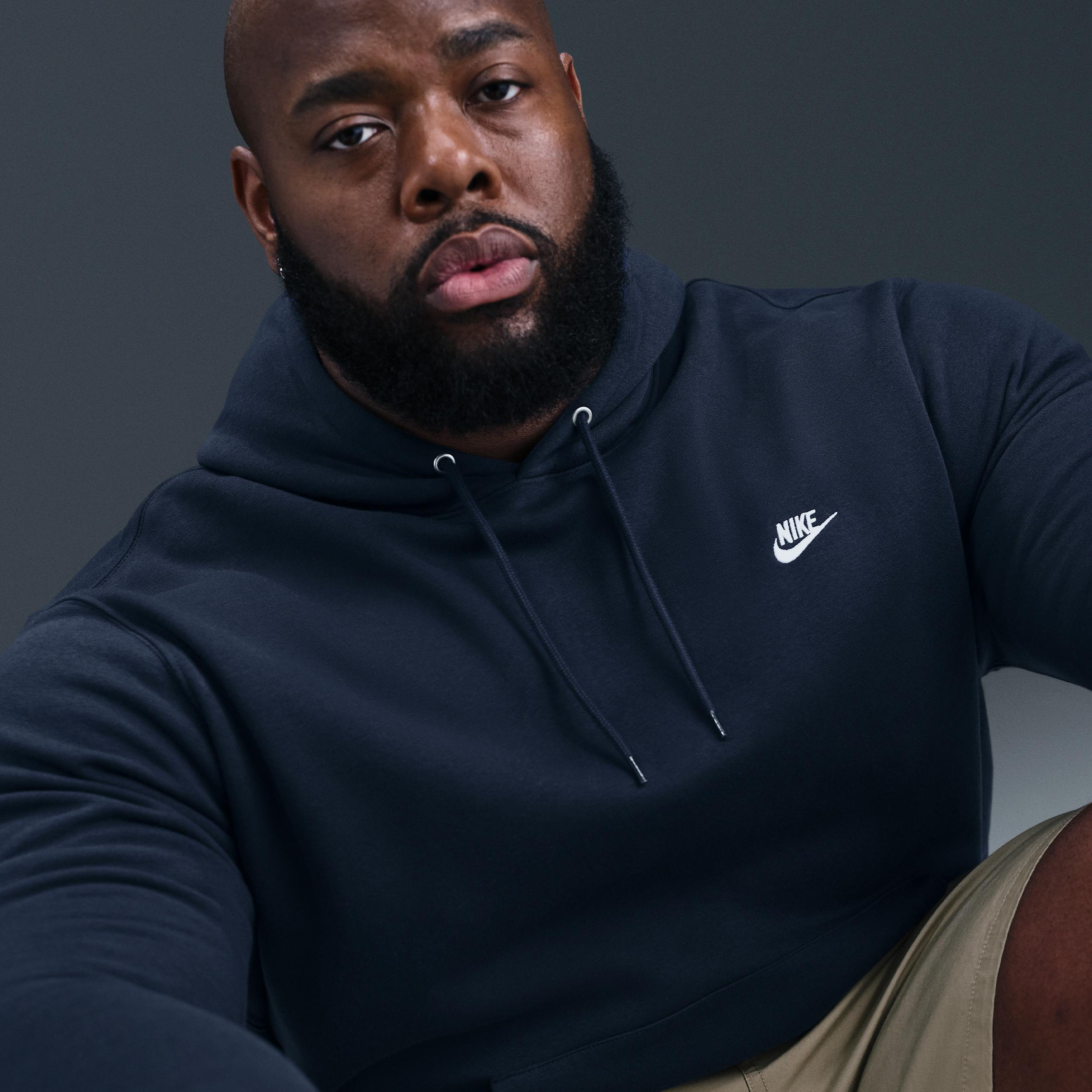 Nike Men's Club Pullover Fleece Hoodie Product Image