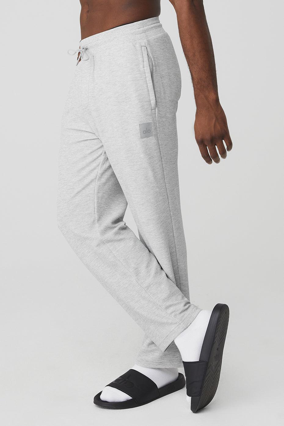Micro Waffle Fast Break Sweatpant - Athletic Heather Grey Product Image