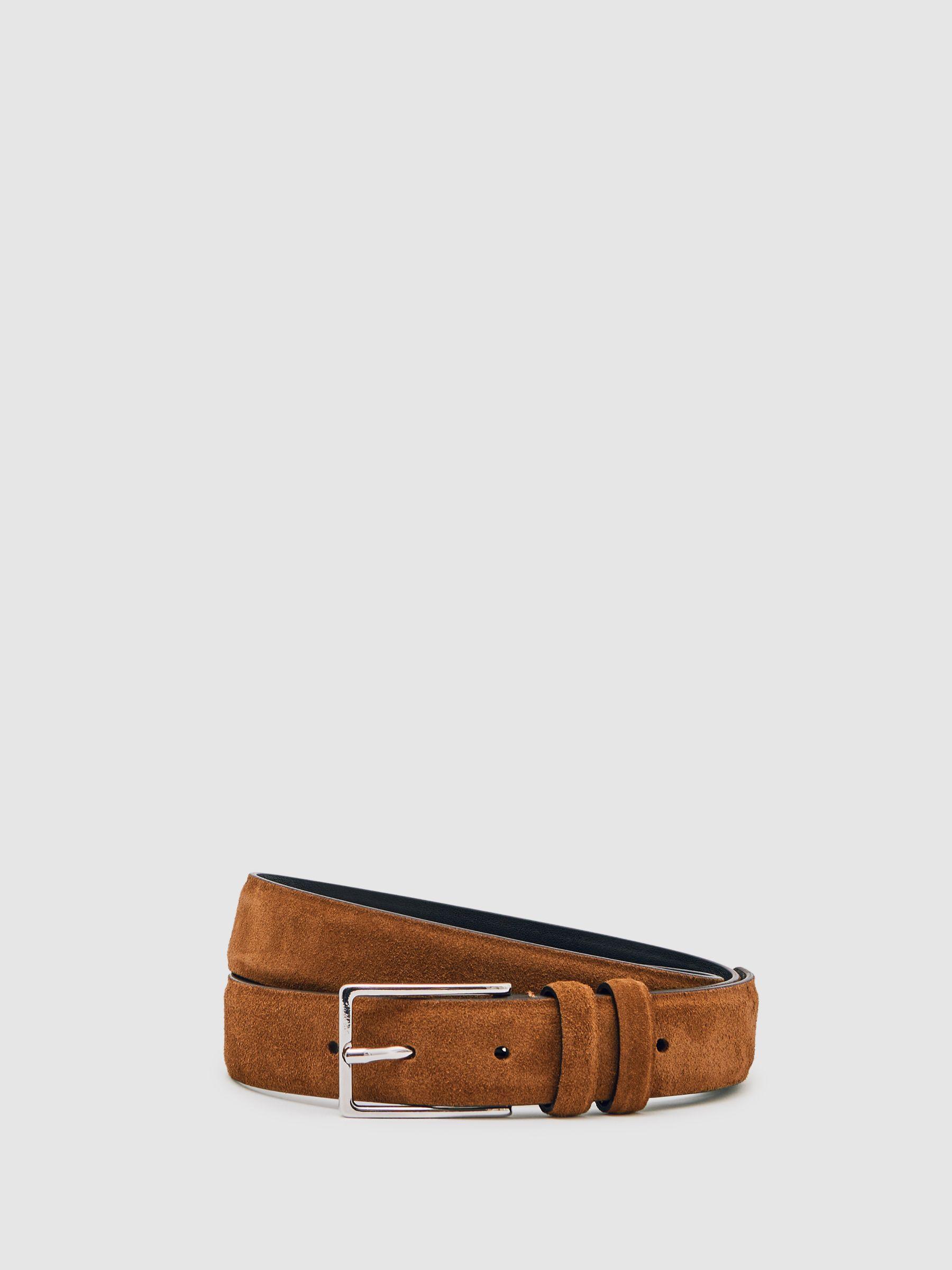 Suede Belt in Tobacco Brown Product Image
