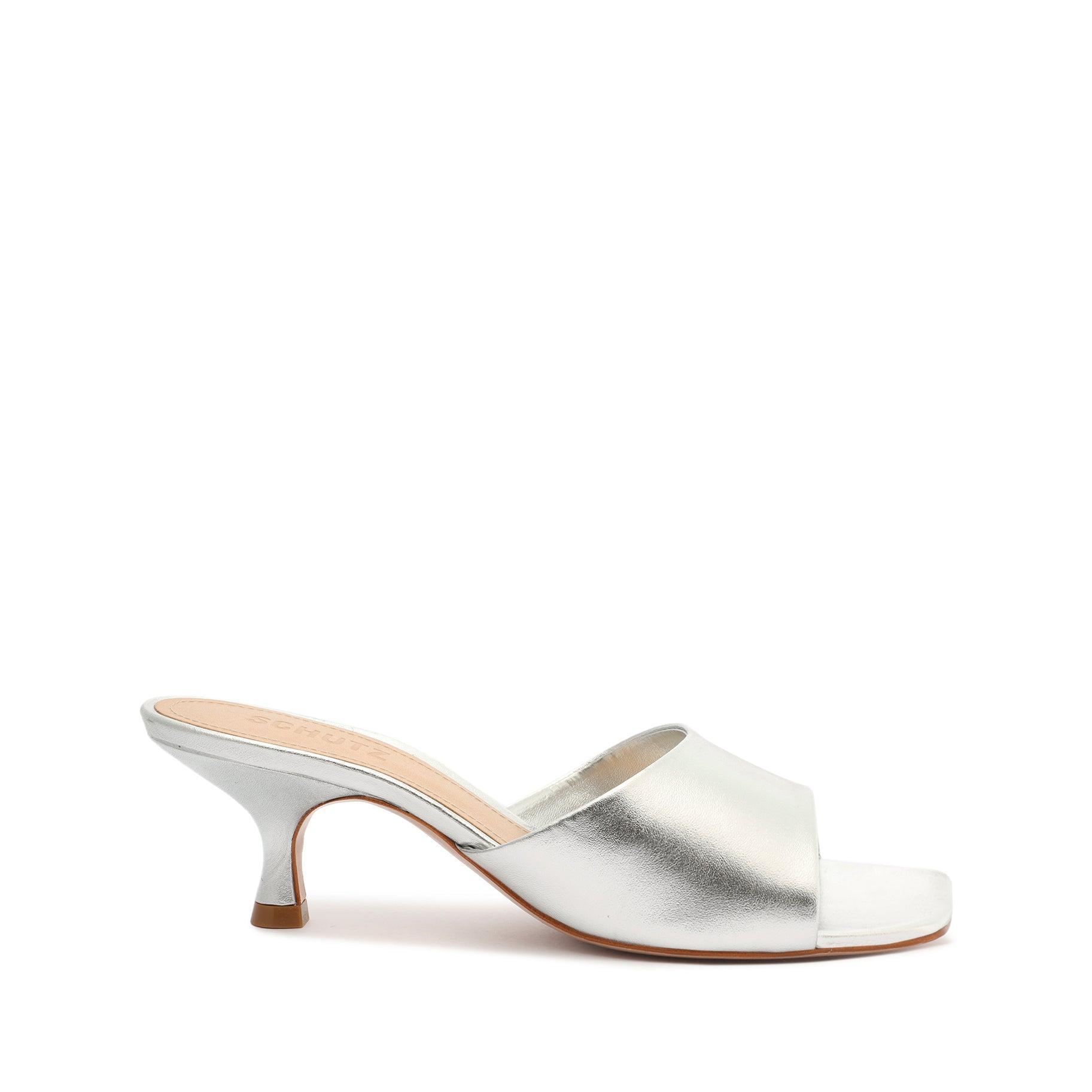 Schutz Dethalia Leather Heeled Mule Womens at Urban Outfitters Product Image