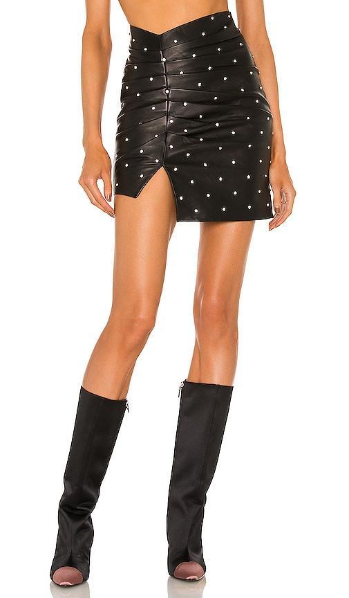 Valletta Leather Mini Skirt Product Image