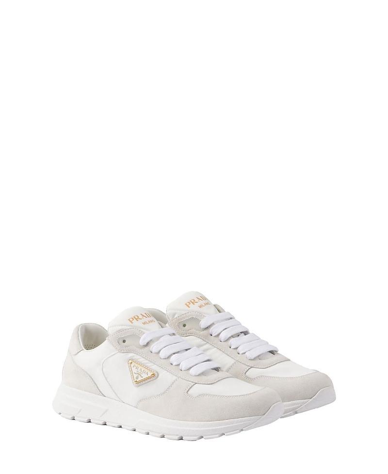 Prada Womens Prax 2.0 Re-Nylon and Suede Sneakers Product Image
