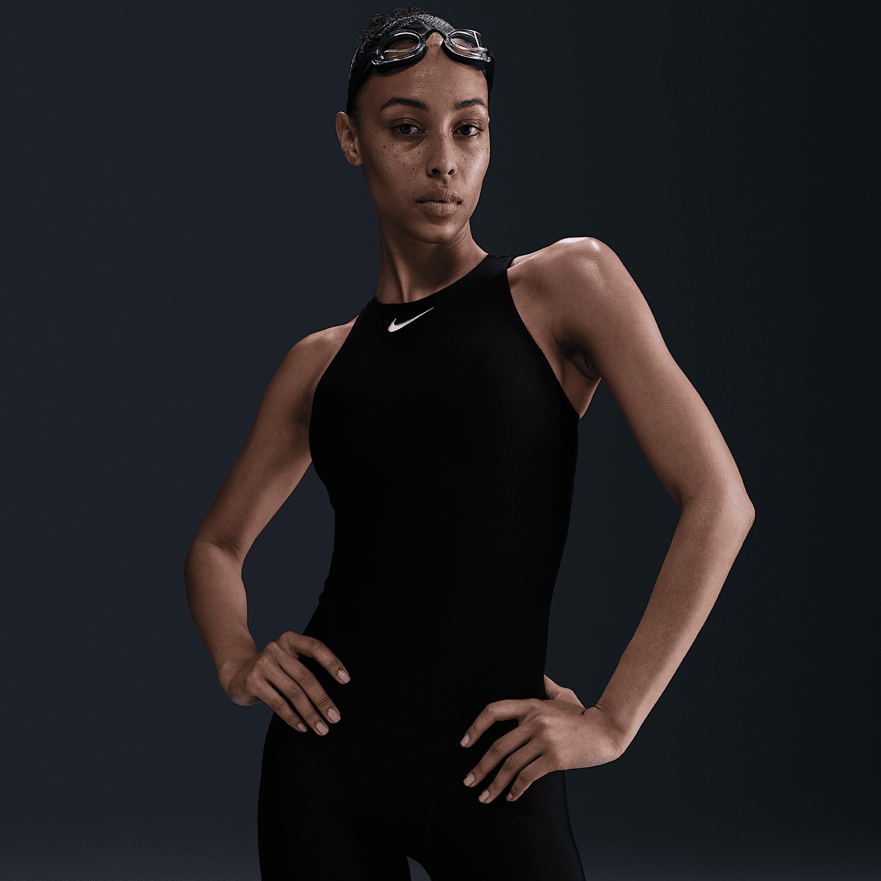 Nike Swim HydraStrong Women's High-Neck Legsuit Product Image