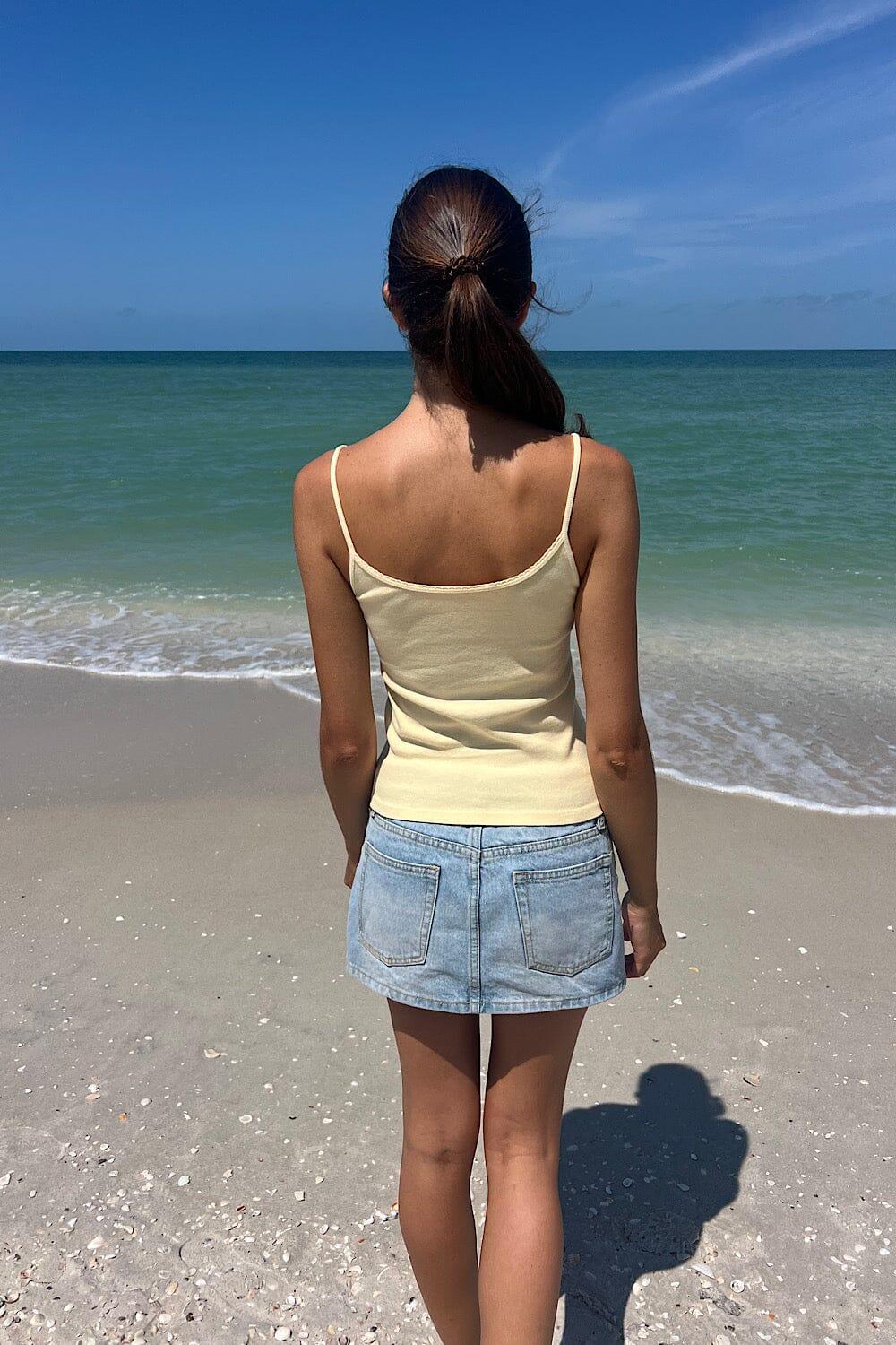 Skylar Flowers Scalloped Tank Product Image