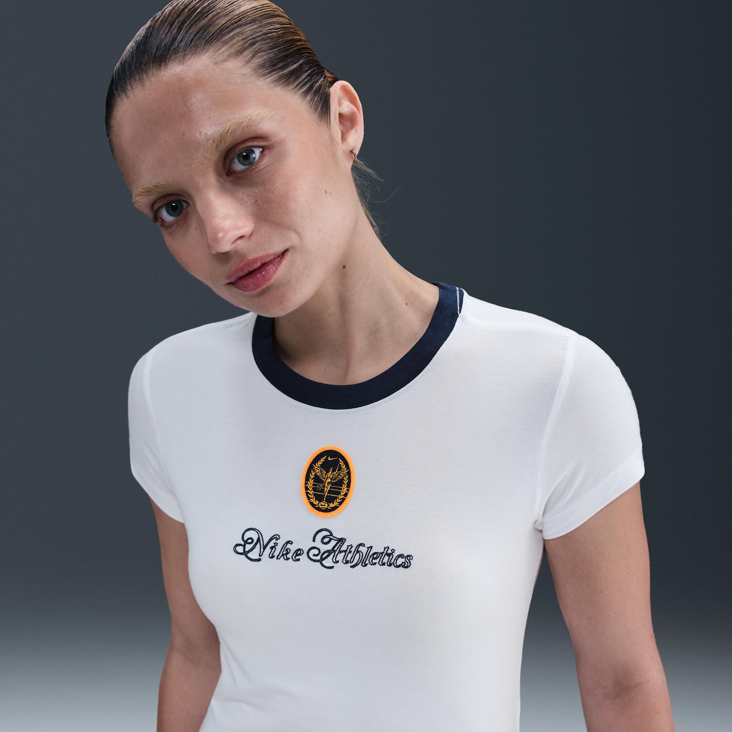 Nike Sportswear Chill Knit Women's Slim Cropped T-Shirt Product Image