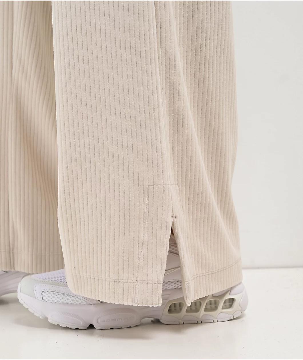 Nike Sportswear Mod Cream Velour Sweatpants Product Image
