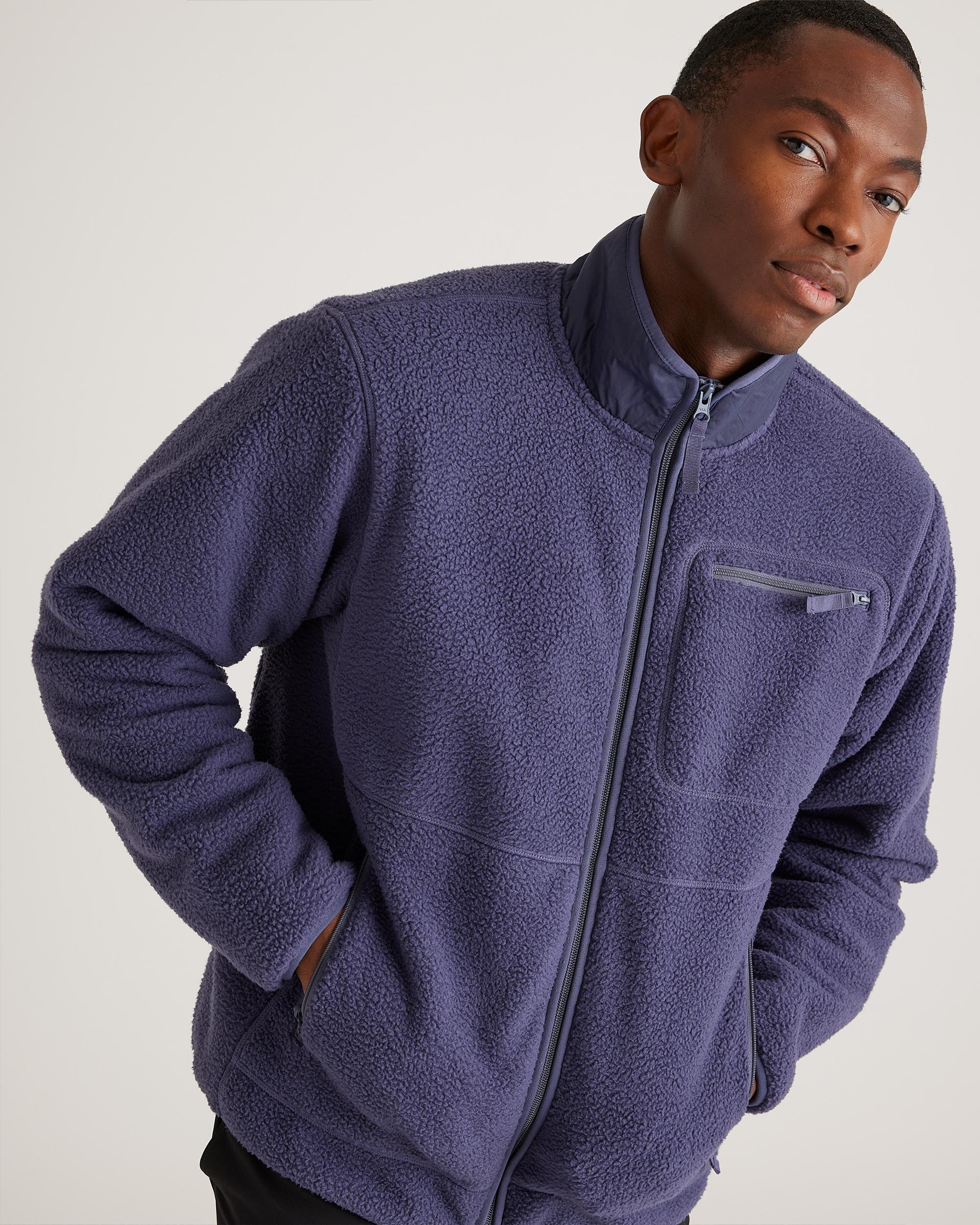 Quince | Men's Sherpa Full Zip Jacket Size XL, 100% Polyester Product Image