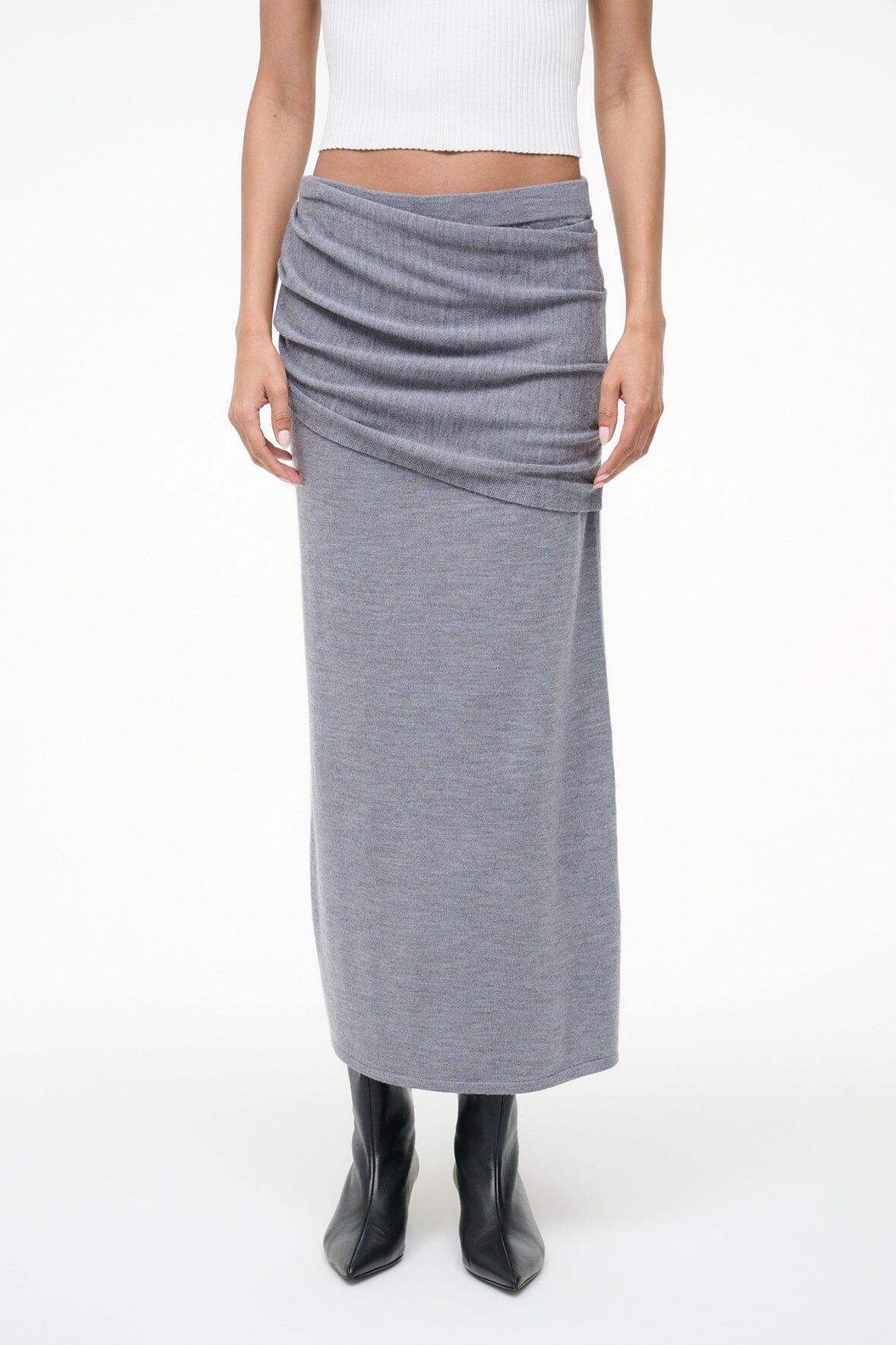 WILMA SKIRT | HEATHER GREY Product Image