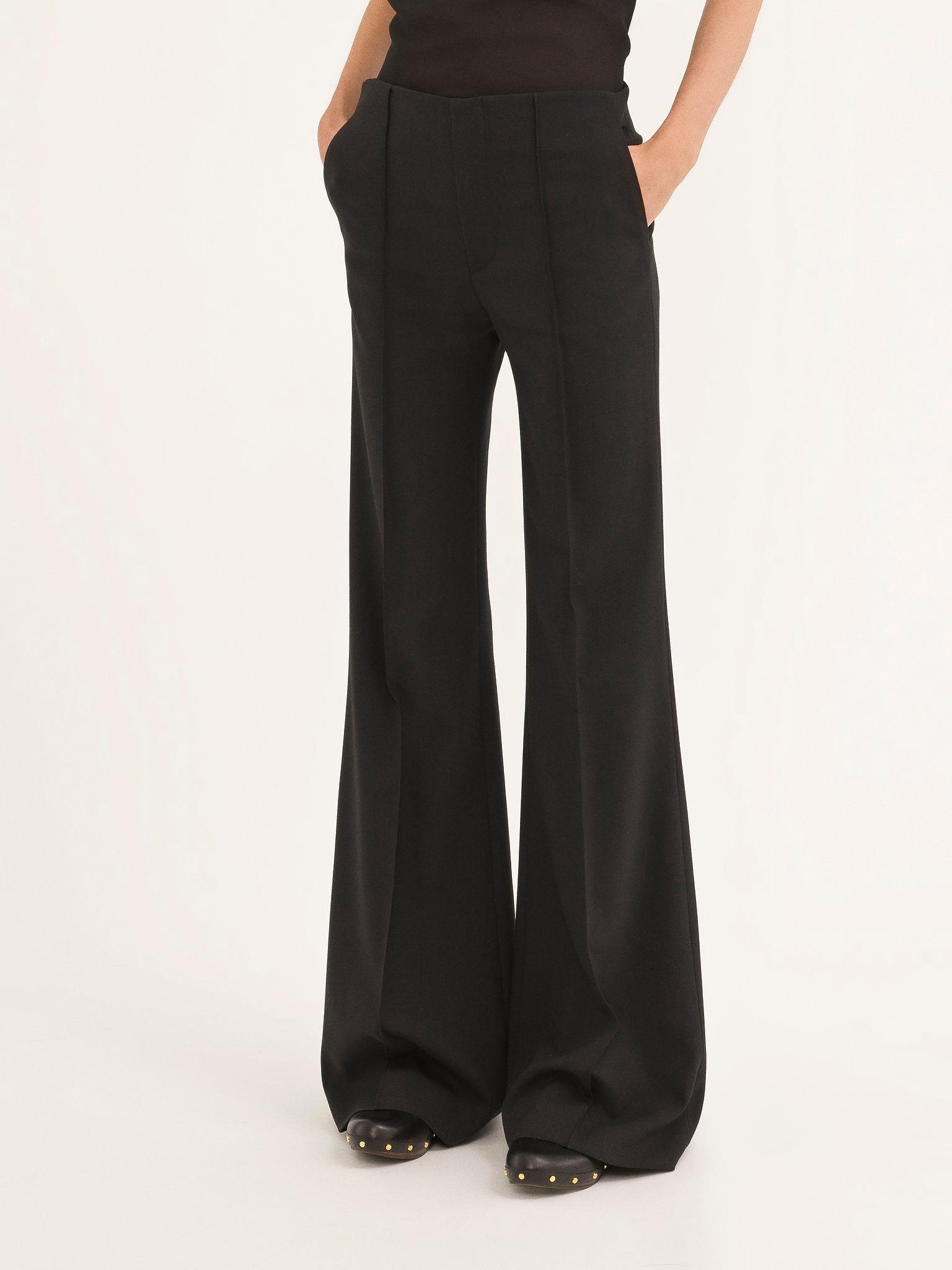 Flare pants in stretch wool Product Image
