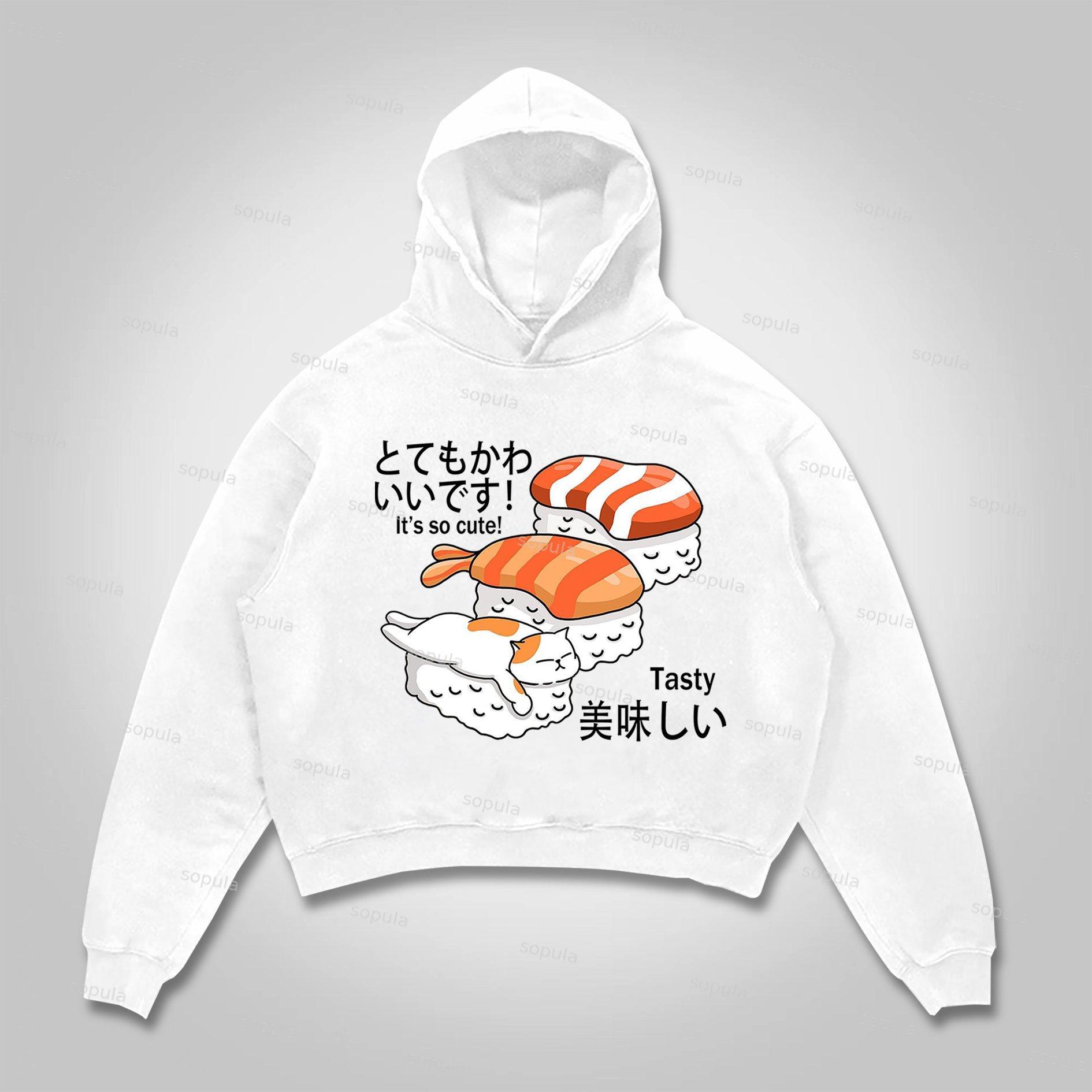 Sopula Japan Sushi Graphic Hoodie Product Image