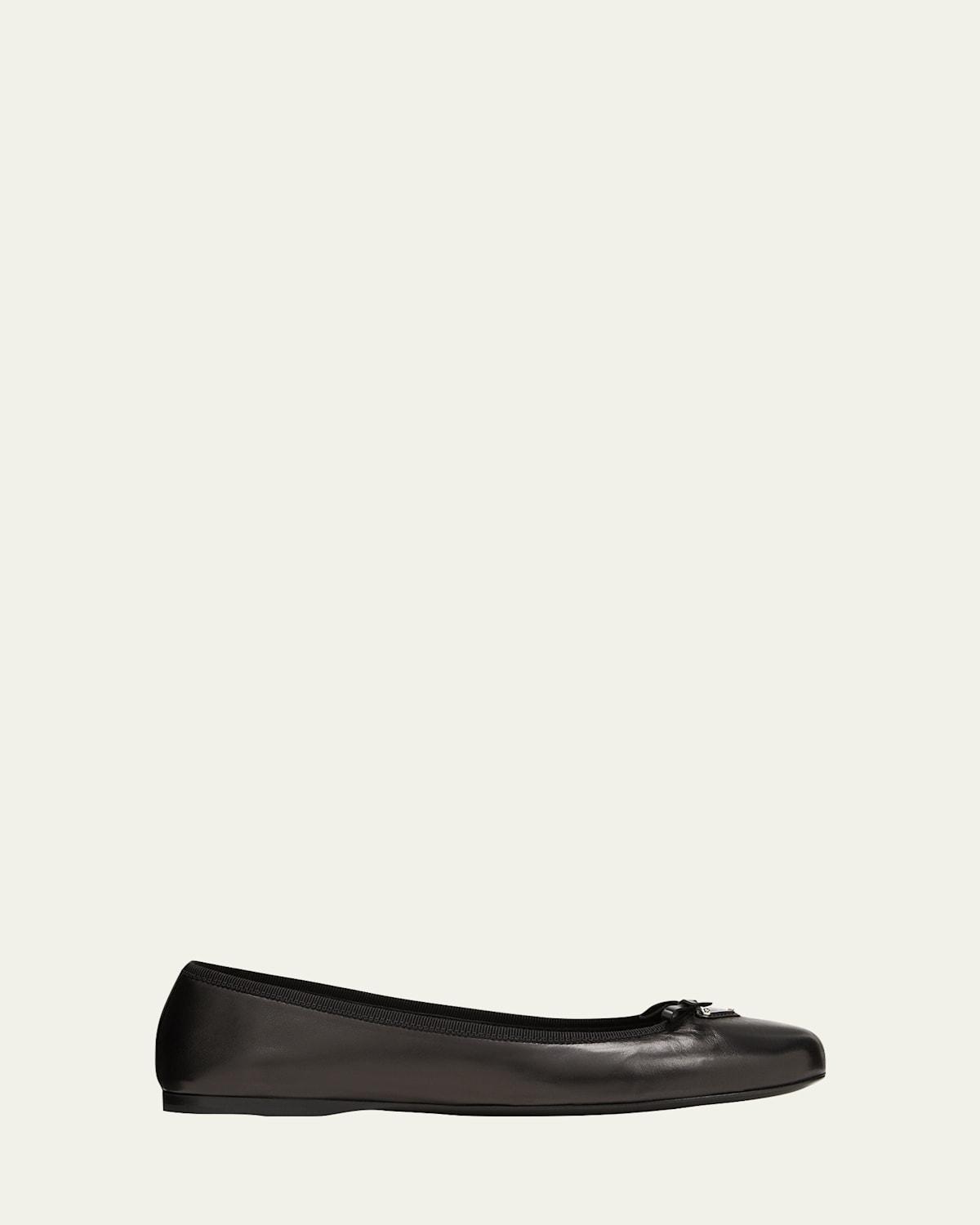 Womens Marley Leather Ballet Flats Product Image