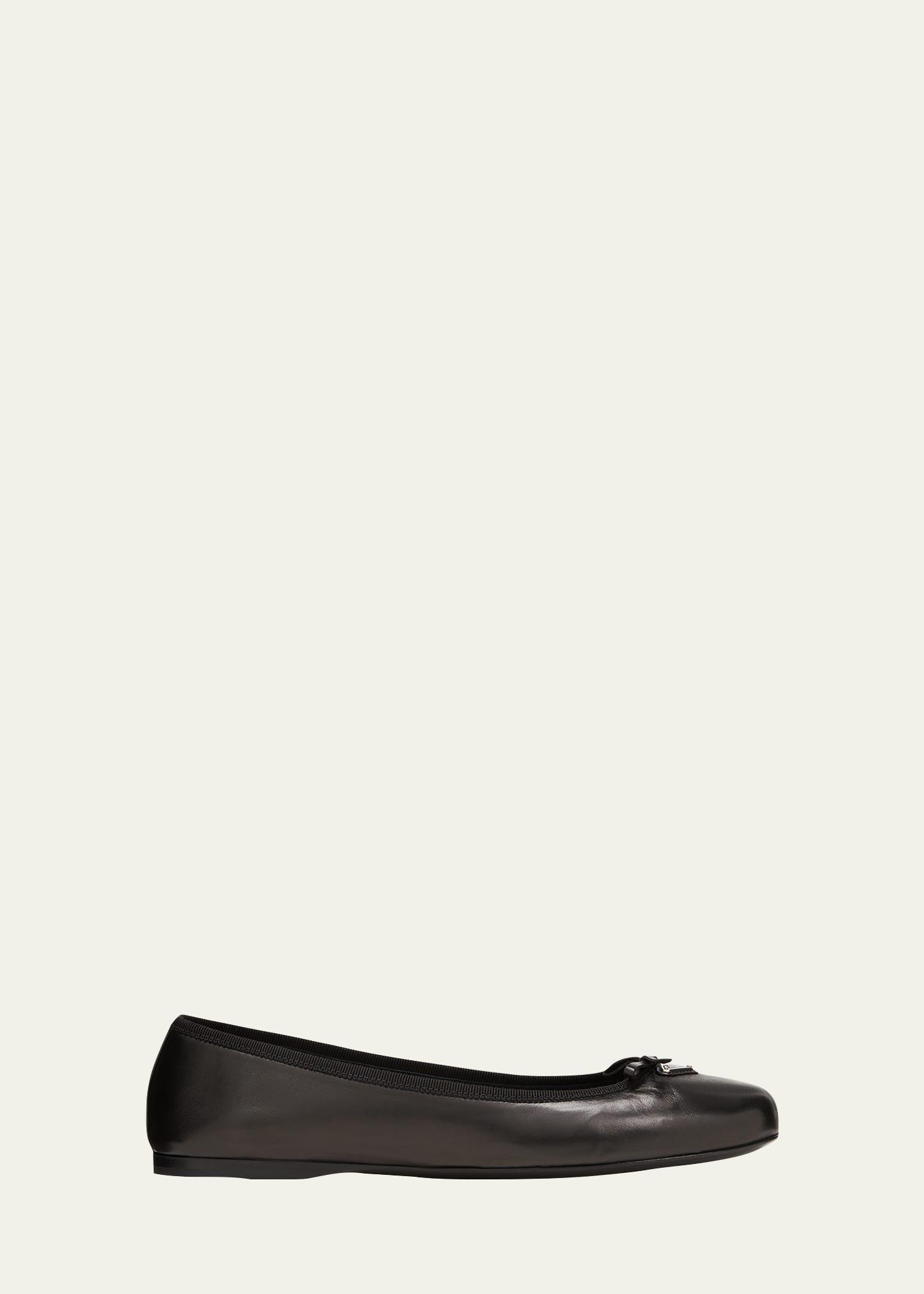 Womens Marley Leather Ballet Flats Product Image