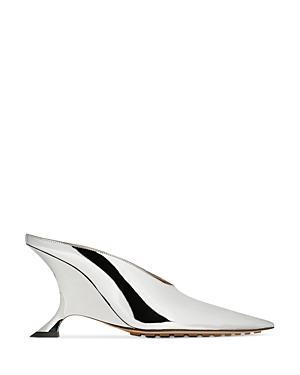 Womens Rocket 90MM Metallic Leather Pumps Product Image
