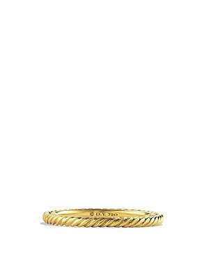 David Yurman Cable Classics Band Ring in 18K Gold, 8.5 Product Image