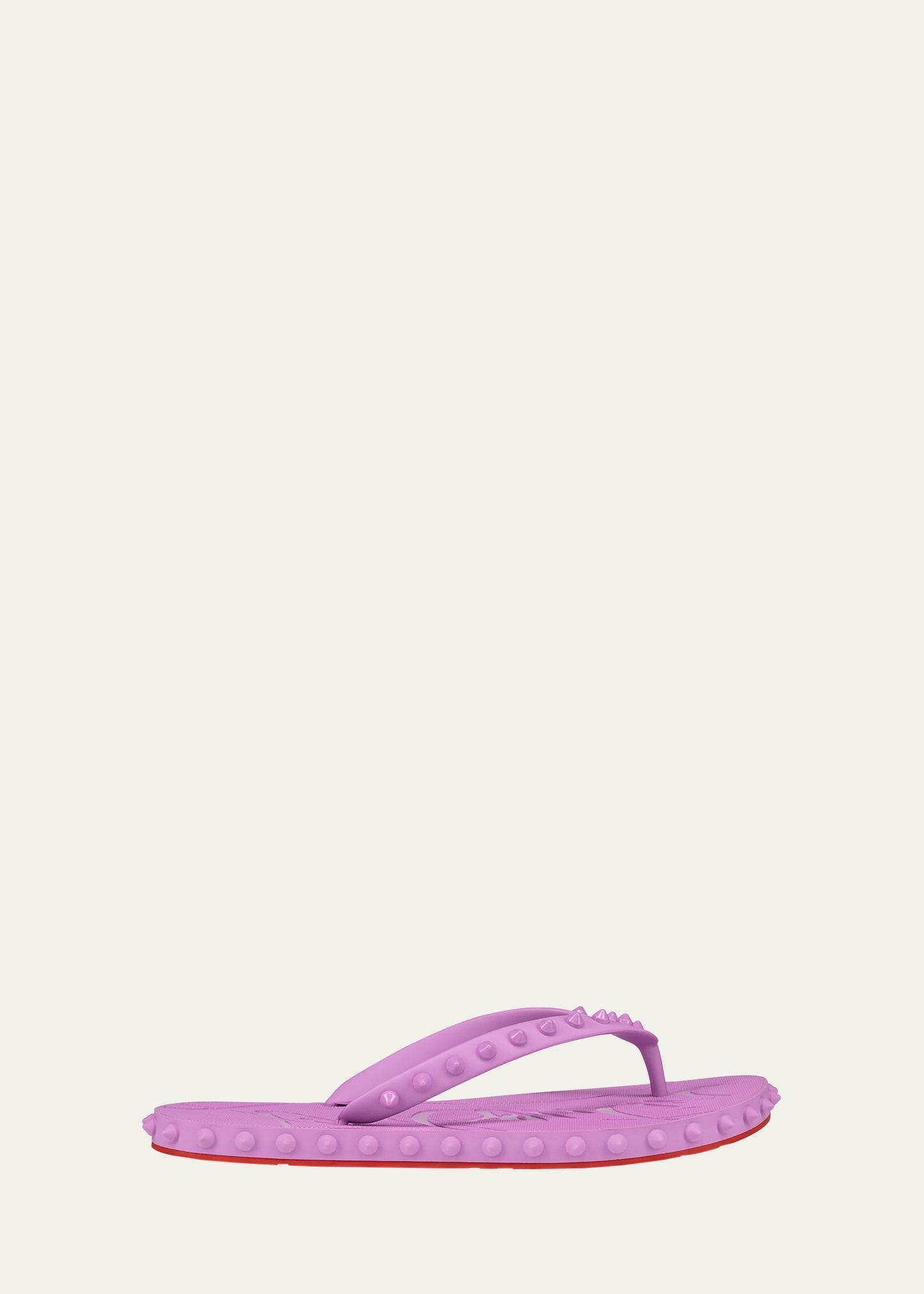 Loubi Donna Spike Red Sole Flip Flops Product Image