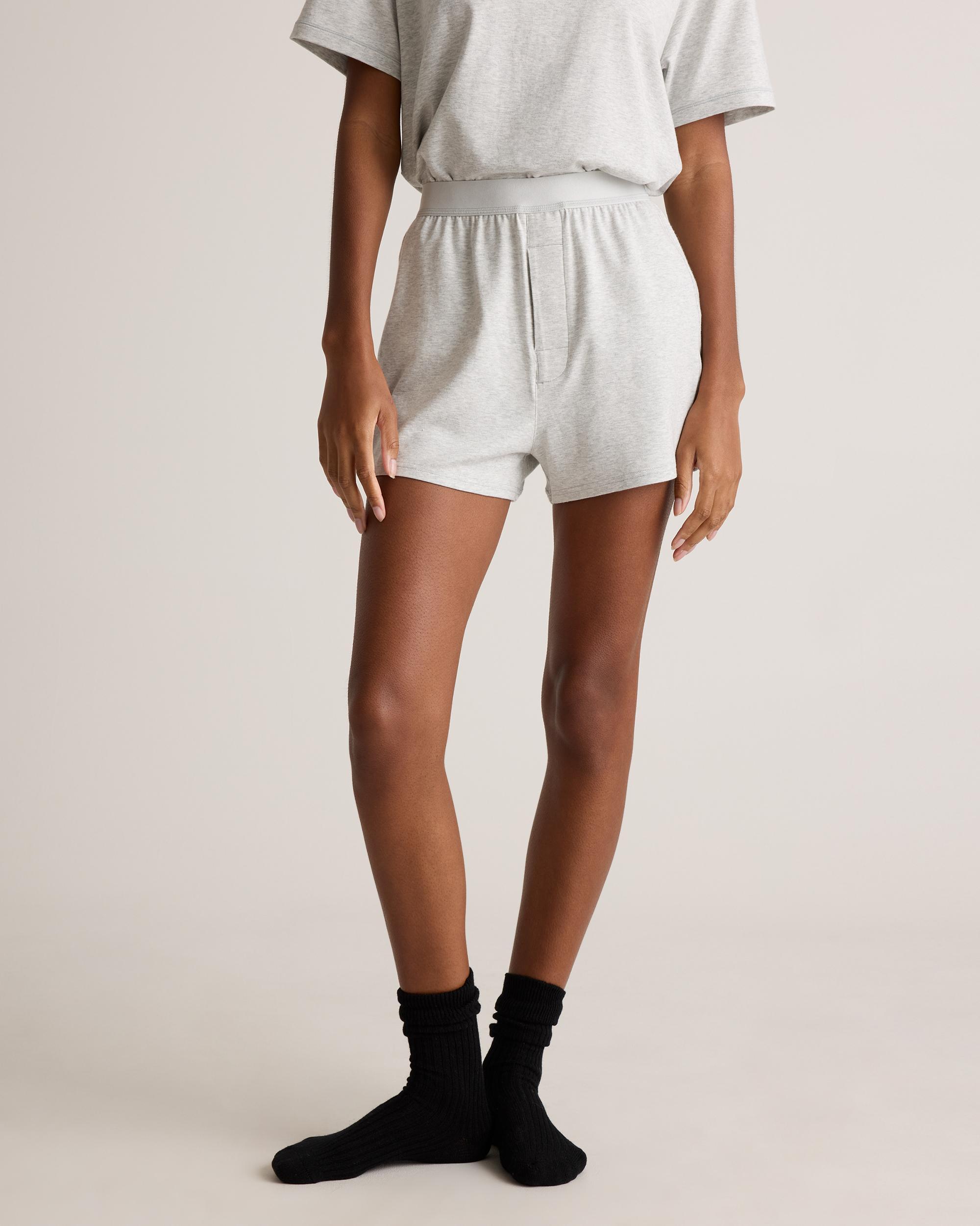 Quince | Women's Dream Lounge OverSized Short Sleeve Pajama Set Size XS, Cotton Product Image