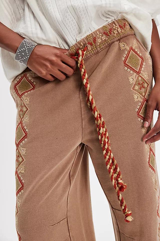 Woodlands Embroidered Knit Pants Product Image