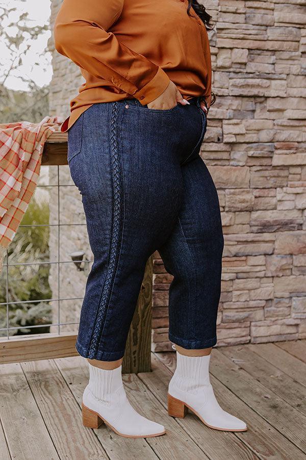 JUDY BLUE Kinsley High Waist Wide Leg Jean Curves Product Image