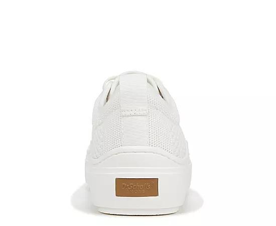 Dr. Scholl's Time Off Knit Women's Platform Sneakers, Size: 9, White Product Image