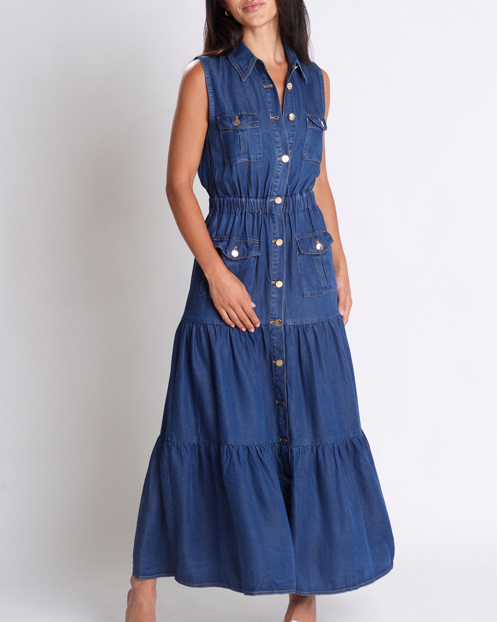 Triana Denim Dress Product Image