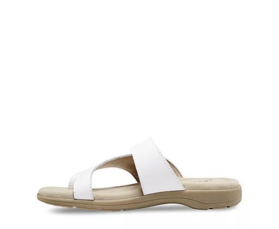 Eastland Tahiti II Women's Leather Thong Sandals, Size: 7, White Product Image