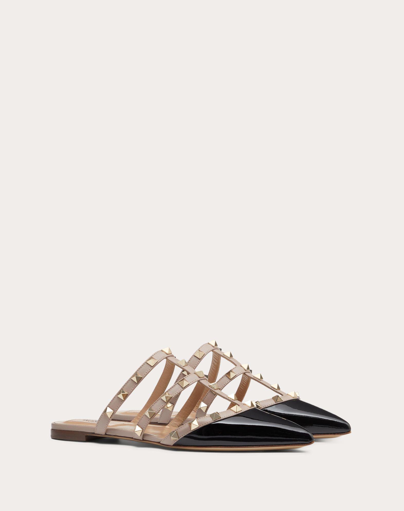Rockstud Patent-Leather Mule  Product Image