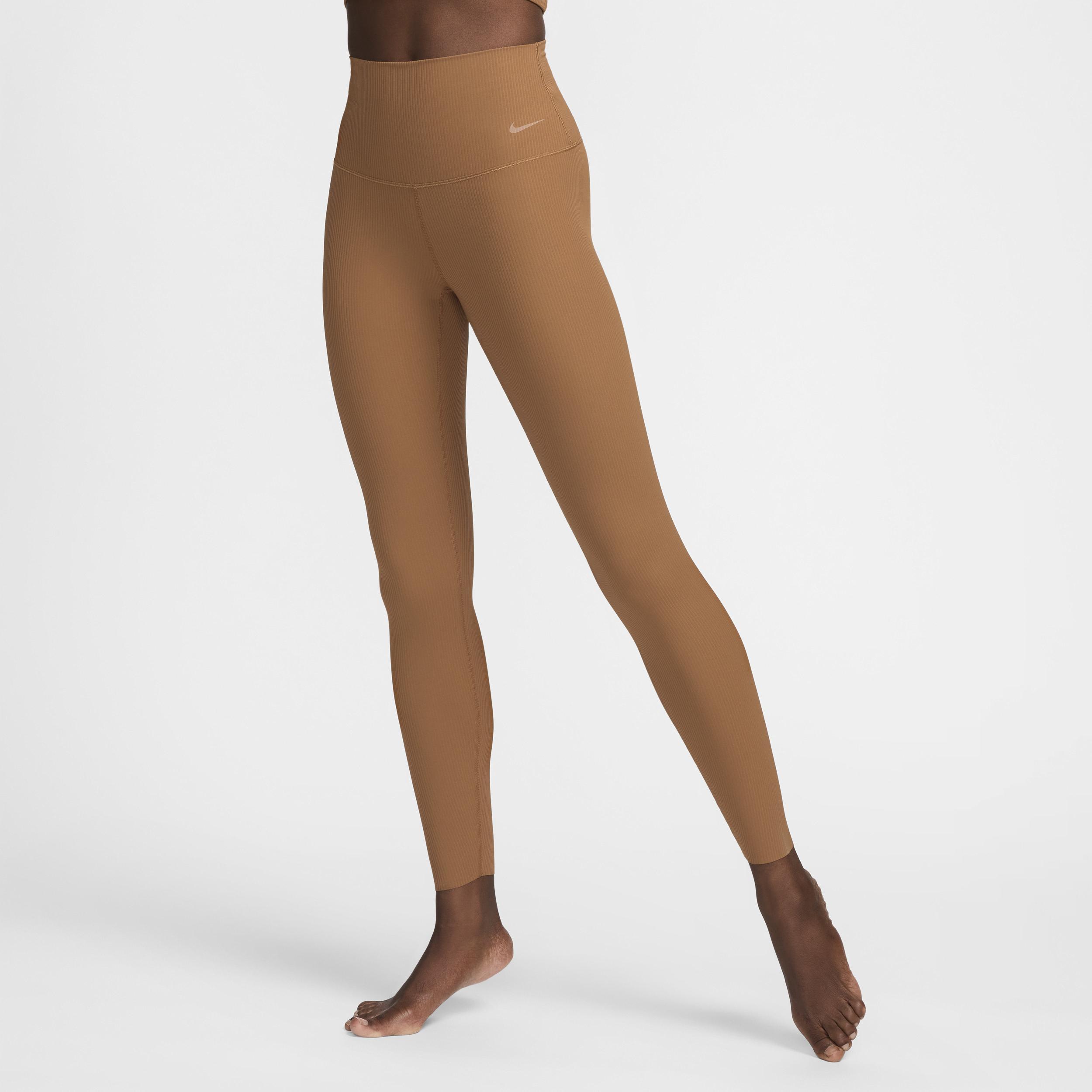 Nike Zenvy Rib Women's Gentle-Support High-Waisted 7/8 Leggings Product Image