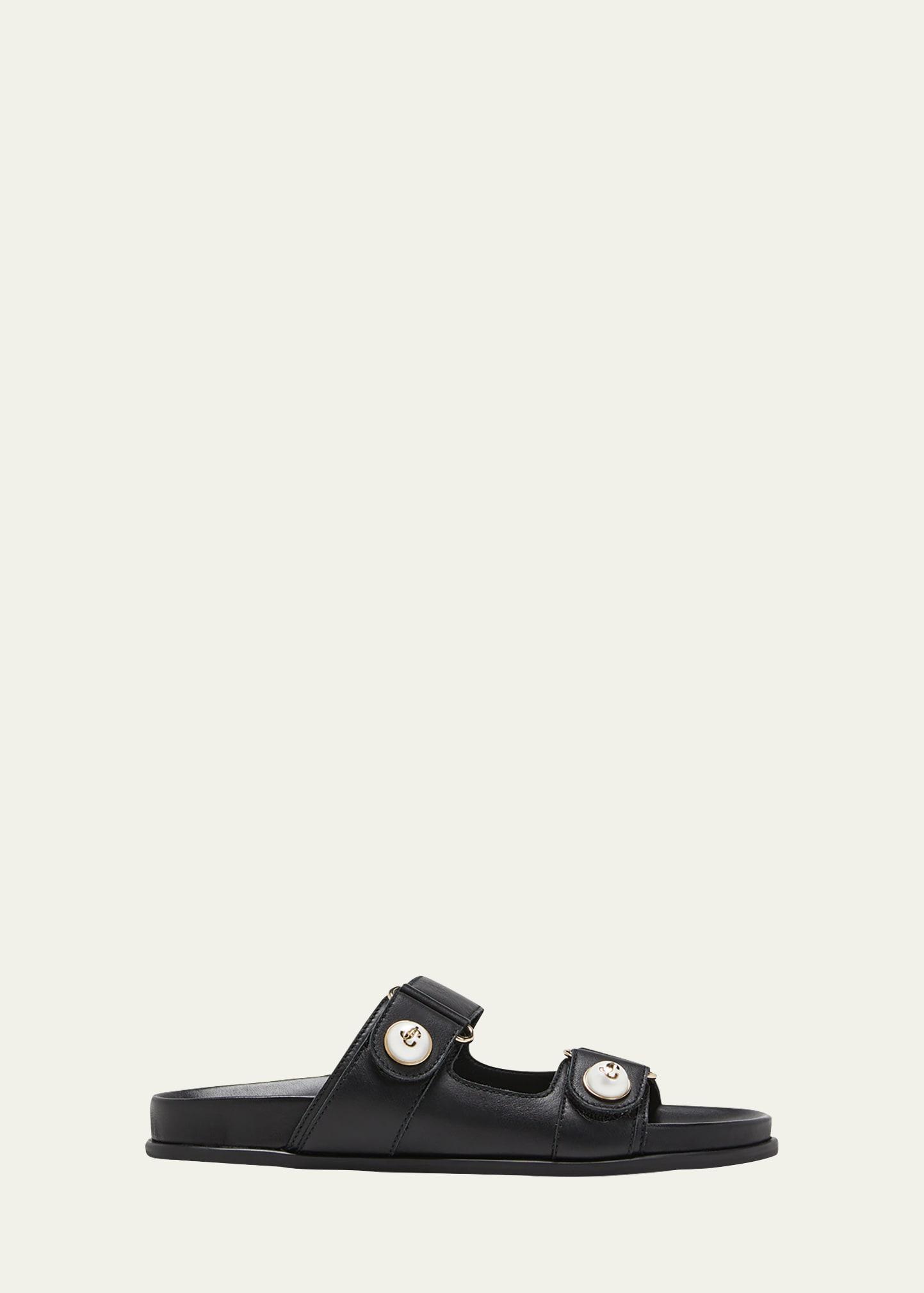 Womens Fayence Pearl-Embellished Flats Product Image