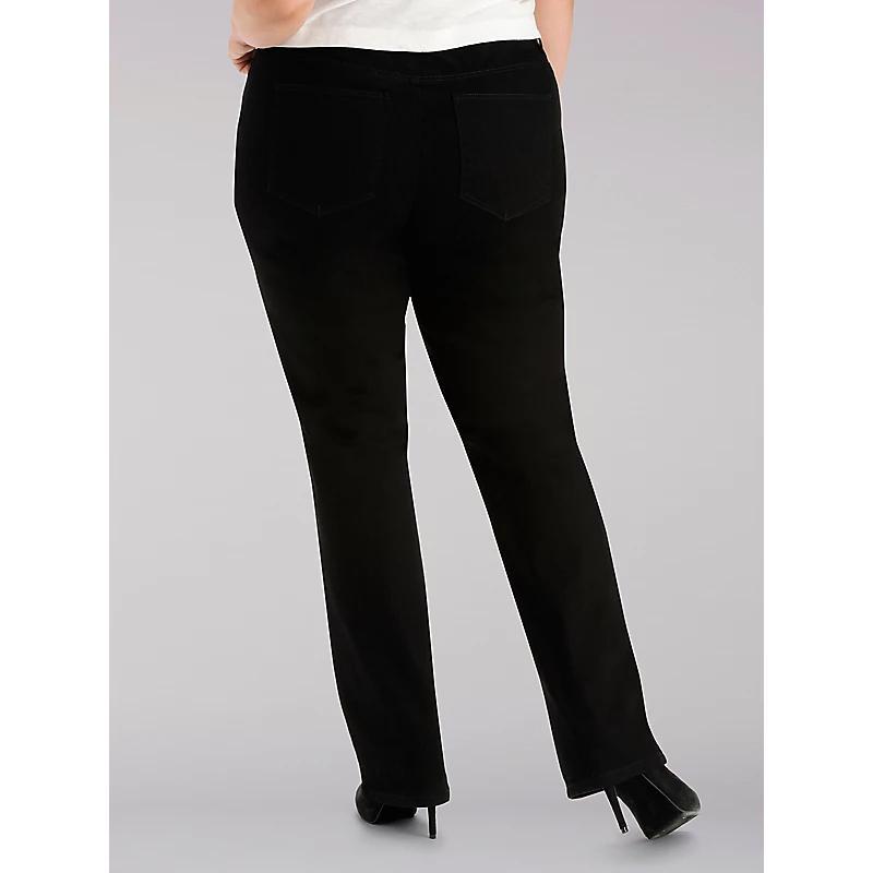 Plus Size Lee Instantly Slims Straight-Leg Jeans, Womens Product Image