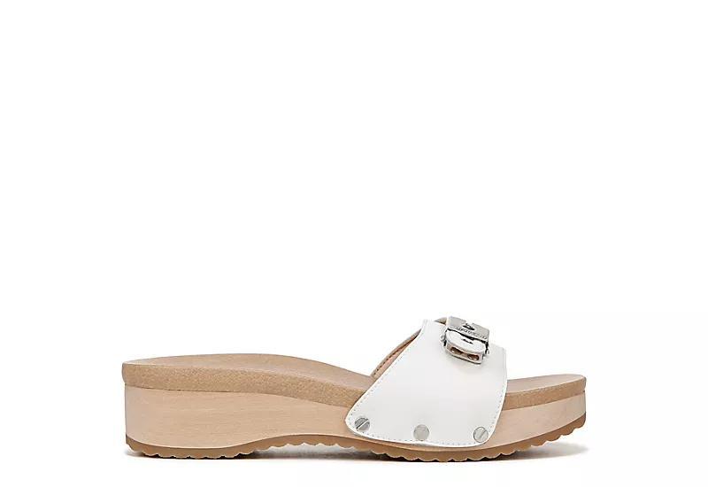 Dr. Scholl's Original Too Women's Slide Sandals, Size: 6, White Product Image