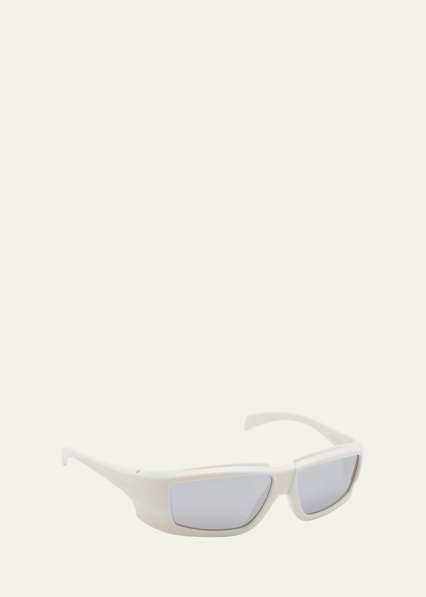 Mens 57MM Rectangular Sunglasses Product Image